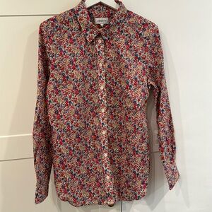 NWT Liberty of London Emma and Georgina Fitted Shirt size M